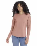 T-shirt à manches longues décontracté pour dames Rose du désert