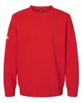 Sweatshirt molletonné à col roulé ROUGE