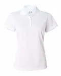 Women's Basic Polo White/ Black