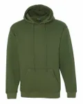 USA-Made Hooded Sweatshirt Olive