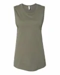 Débardeur en jersey pour femmes Vert militaire