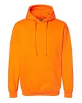 USA-Made Hooded Sweatshirt Bright Orange