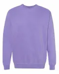Sweatshirt teint dans la masse Violet