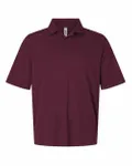 Men's Nova Performance Pique Polo Burgundy