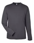 Unisex Capital Long Sleeve Performance T-Shirt Carbon
