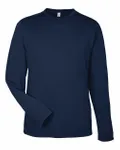 Unisex Capital Long Sleeve Performance T-Shirt Classic Navy