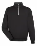 Men's Caves Quarter-Zip Tech Pullover Black/ Dark Shadow Grey Heather