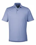 Men's USA Made Mini Stripe Tech Polo Marine