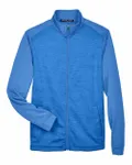 Veste Newbury Colorblock Mélange Fleece Full-Zip pour homme Bleu français/ Bleu français chiné