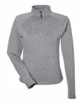 Pull quart de tour en jersey marbré Fairway pour femme Marbre gris cendré