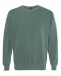Sweatshirt teint dans la masse Épicéa bleu