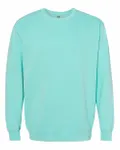 Sweatshirt teint dans la masse Menthe crayeuse