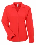 Chemise Marina à manches longues Ultra UVP® pour femmes MARINA ROUGE
