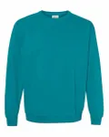 Sweatshirt teint dans la masse Bleu topaze