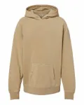 Youth Midweight Pigment-Dyed Hooded Sweatshirt Pigment Sandstone