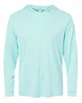 T-shirt à capuche à manches longues Bahama Performance Bleu aquatique