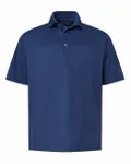 Youth Saratoga Performance Mini Mesh Polo Navy