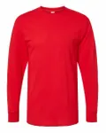 Gold Soft Touch T-Shirt à manches longues Rouge foncé