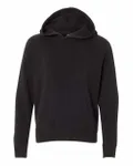 Youth Lightweight Special Blend Raglan Hooded Sweatshirt BLACK