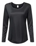 T-shirt à manches longues Islander Performance pour femmes NOIR