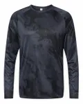 Cabo Camo Performance Long Sleeve T-Shirt Graphite