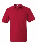 Polo SpotShield® 50/50 avec poche pour hommes Vrai rouge