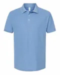 Polo 50/50 Sport Pique pour hommes Bleu clair chiné