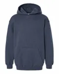Youth Hooded Sweatshirt HEATHER DENIM