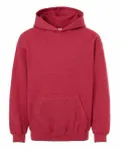 Youth Hooded Sweatshirt Heather Red