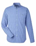 Men's On-The-Go Nylon Gingham Shirt Martime Blue