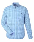 Men's On-The-Go Nylon Gingham Shirt Ocean Breeze