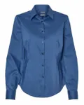 Chemise infroissable pour femmes Bleu fumé