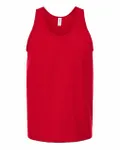 Unisex Fine Jersey Tank Top RED