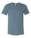 Bella + Canvas Unisex CVC Jersey V-Neck T-Shirt Heather Slate