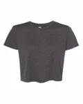 Bella + Canvas - t-shirt court fluide pour dames Gris foncé chiné