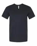 Bella + Canvas Unisex CVC Jersey V-Neck T-Shirt Solid Black Blend
