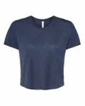 Bella + Canvas - t-shirt court fluide pour dames Bleu marine