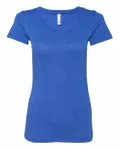 Bella + Canvas - T-shirt à manches courtes en Triblend pour dames True Royal Triblend