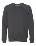 Bella + Canvas Unisex Sponge Fleece Crewneck Sweatshirt Dark Grey Heather