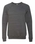 Bella + Canvas Unisex Sponge Fleece Crewneck Sweatshirt Dark Grey Marble