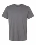Bella + Canvas Unisex Heather CVC T-Shirt Solid Asphalt Blend