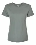 Bella + Canvas - t-shirt à manches courtes pour dames - Relaxed Heather CVC Bleu chiné Storm