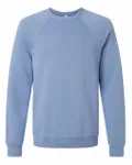 Bella + Canvas Unisex Sponge Fleece Crewneck Sweatshirt Lavender Blue