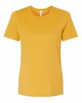 Bella + Canvas - t-shirt à manches courtes pour dames - Relaxed Heather CVC Heather Mustard