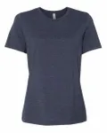 Bella + Canvas - t-shirt à manches courtes pour dames - Relaxed Heather CVC Bleu marine