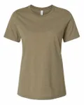 Bella + Canvas - t-shirt à manches courtes pour dames - Relaxed Heather CVC Heather Olive