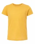 Bella + Canvas - T-shirt à manches courtes en Triblend pour les jeunes Moutarde Triblend