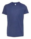 Bella + Canvas - T-shirt à manches courtes en Triblend pour les jeunes Triblend marine