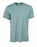 Bella + Canvas Unisex Heather CVC T-Shirt Heather Blue Lagoon