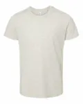 Bella + Canvas - T-shirt à manches courtes en Triblend pour les jeunes Triblend avoine